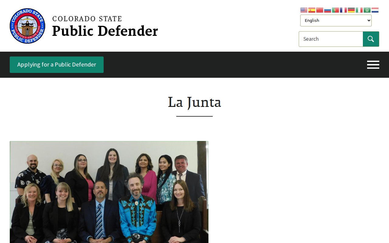 Bent County arrest records La Junta public defender office