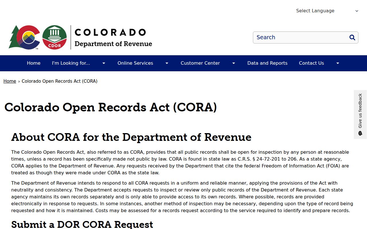 Bent County court records Colorado CORA public records summary