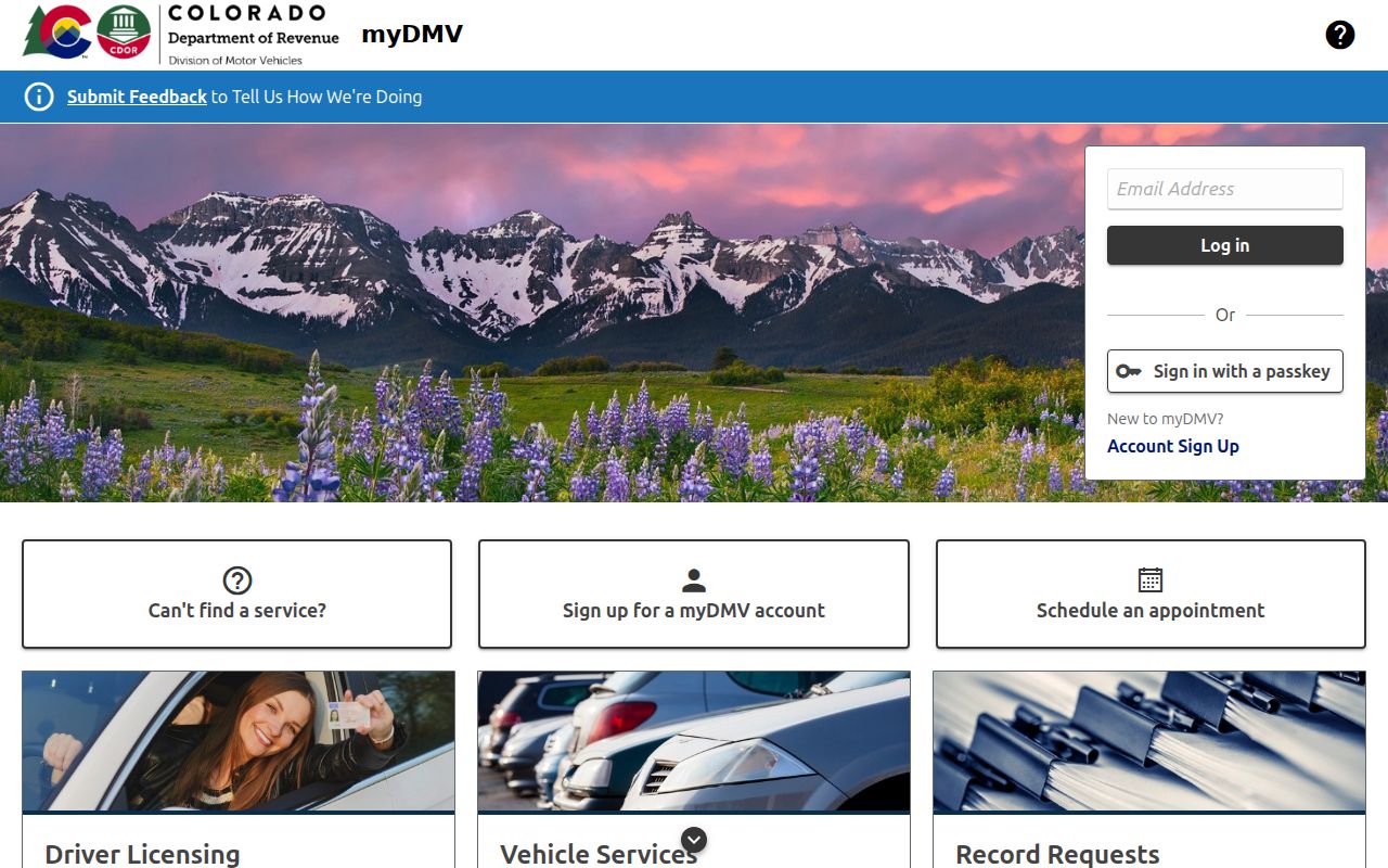 Bent County traffic court records Colorado myDMV portal
